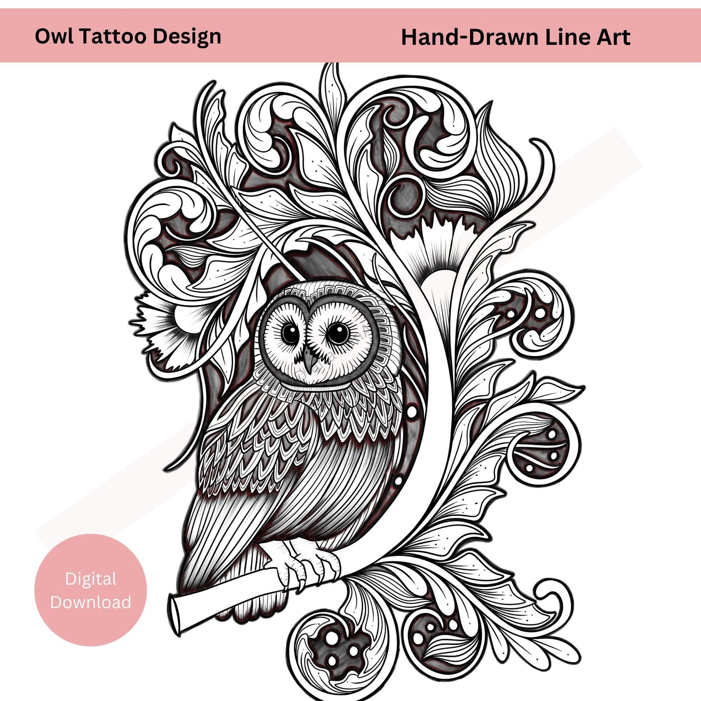 Owl Tattoo Design