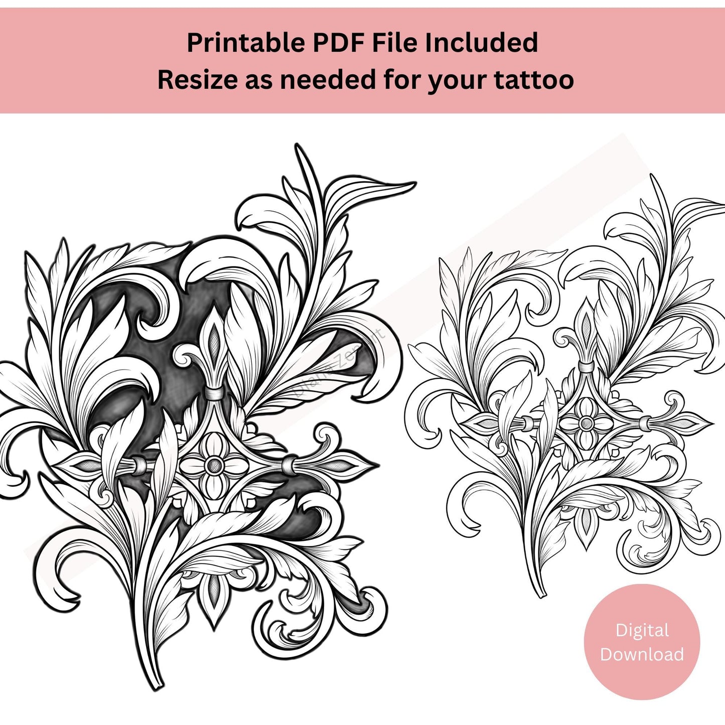 Baroque Ornamental Tattoo