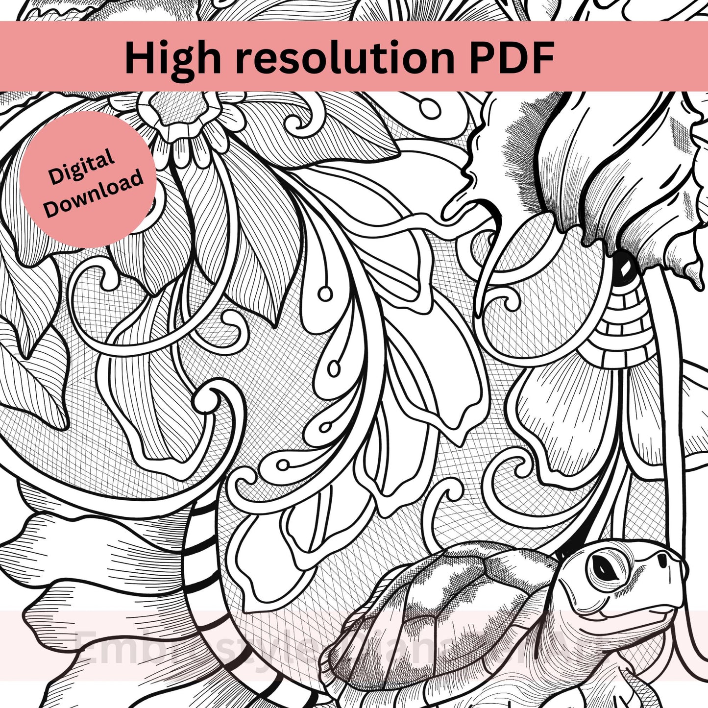 Ocean Life Coloring Pages