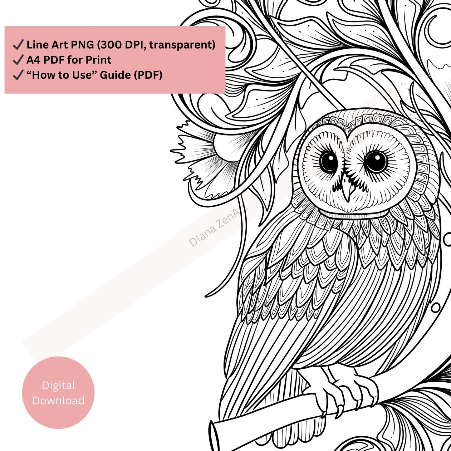 Owl Tattoo Design