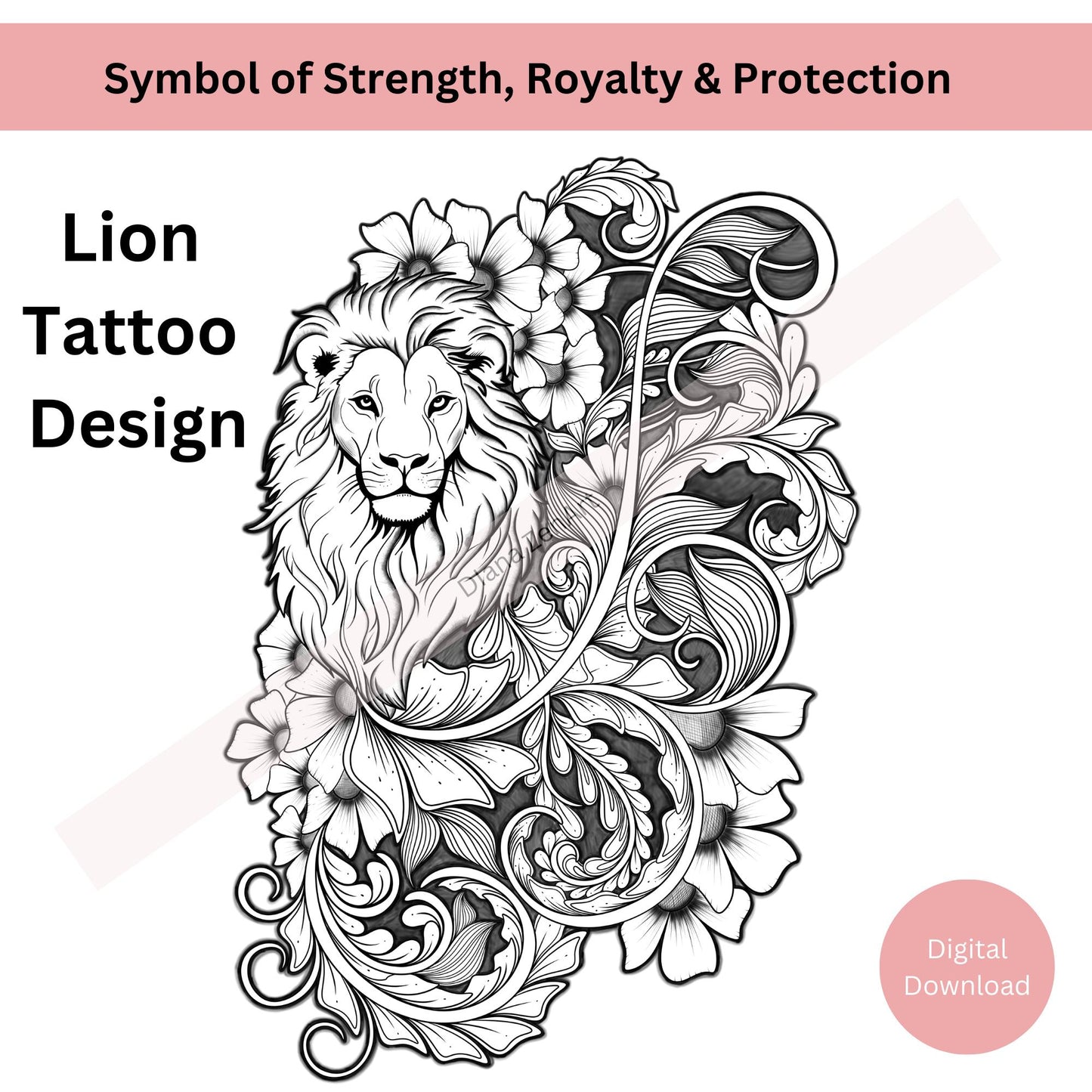 Lion Tattoo Design