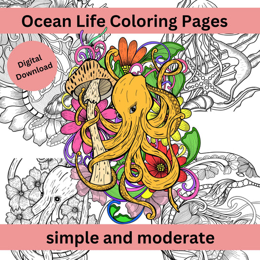 Ocean Life Coloring Pages