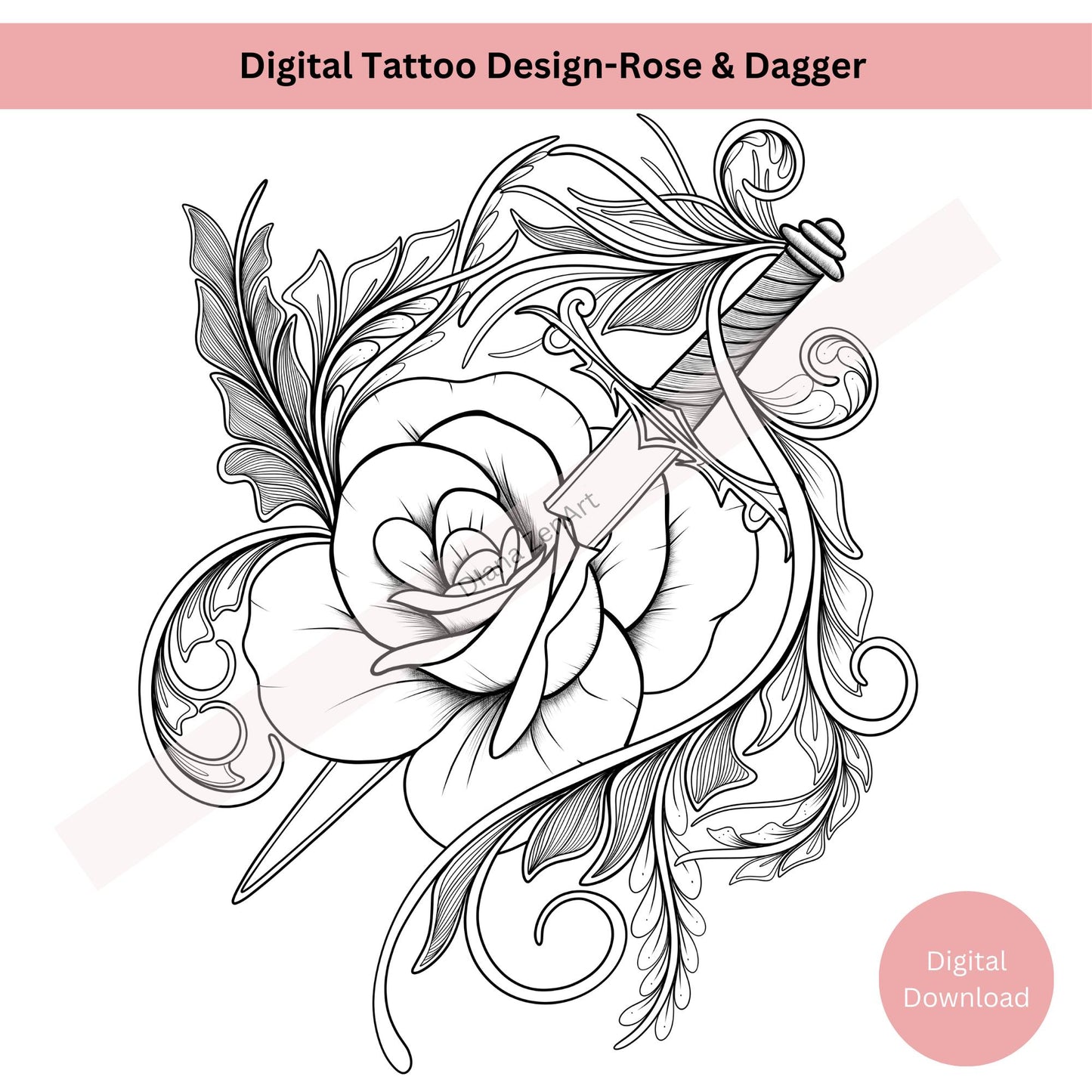 Symbolic Tattoo Bundle – 5 Digital Tattoo Designs