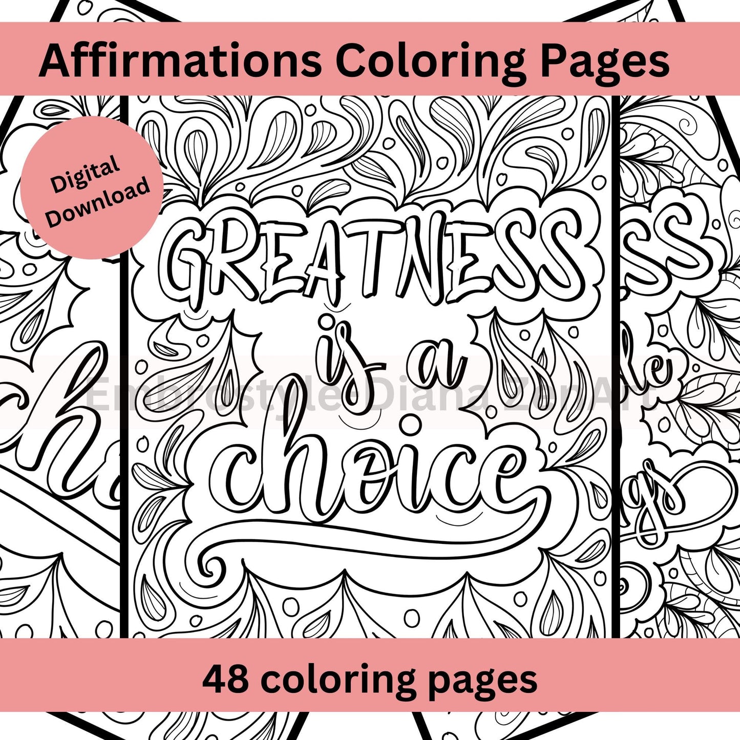 Mindfulness Coloring Book for adults and Teens