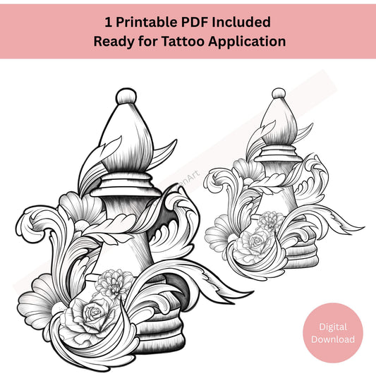 Chess Piece Tattoo – Bishop Design