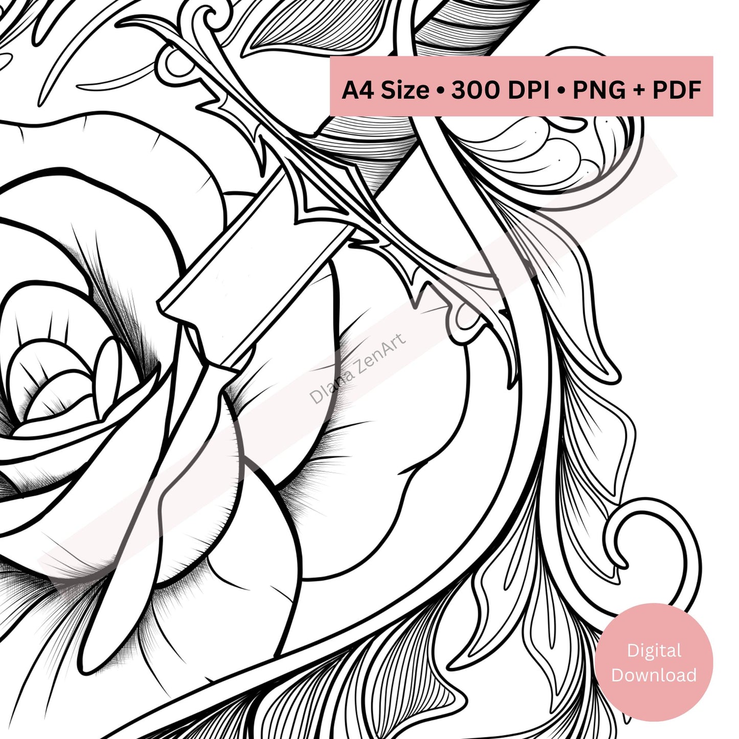 Symbolic Tattoo Bundle – 5 Digital Tattoo Designs