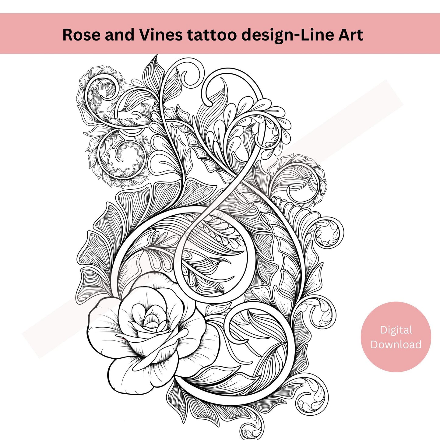 Rose Tattoo Design