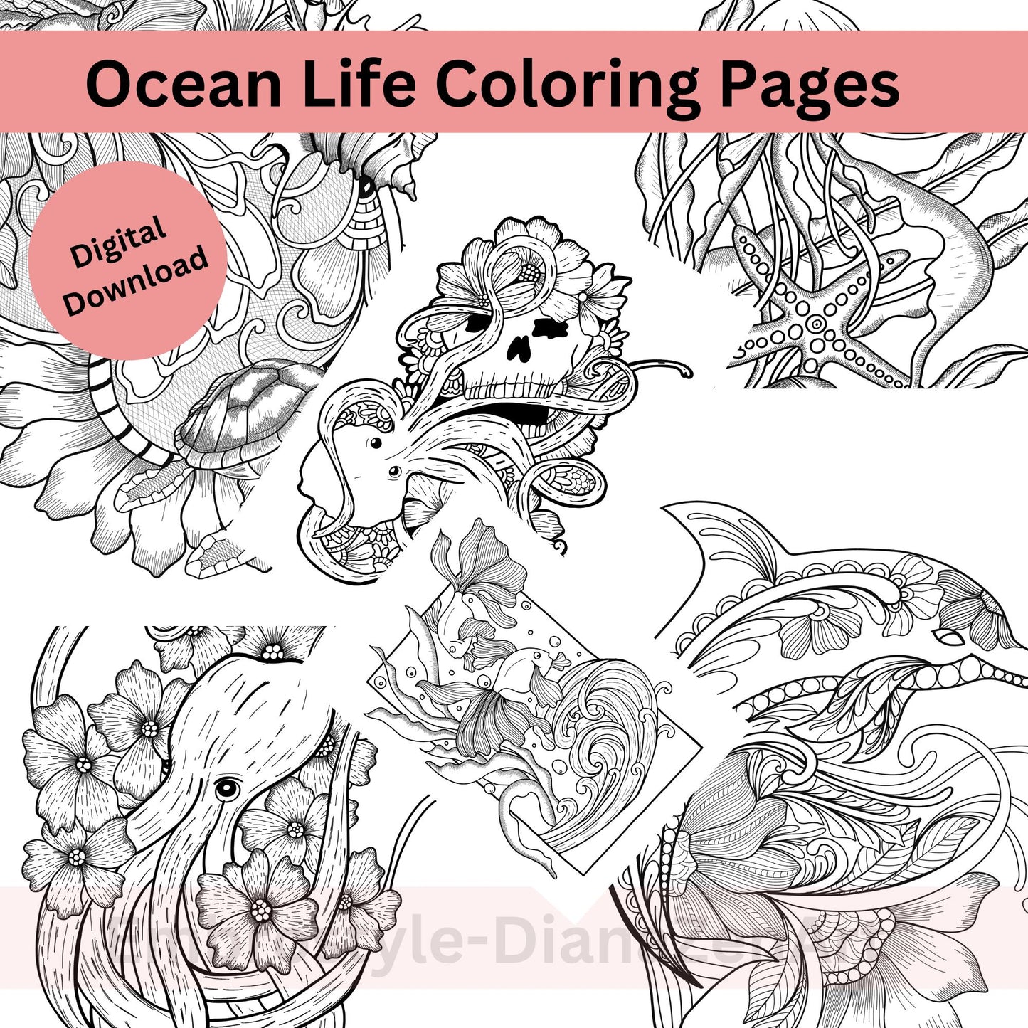 Ocean Life Coloring Pages