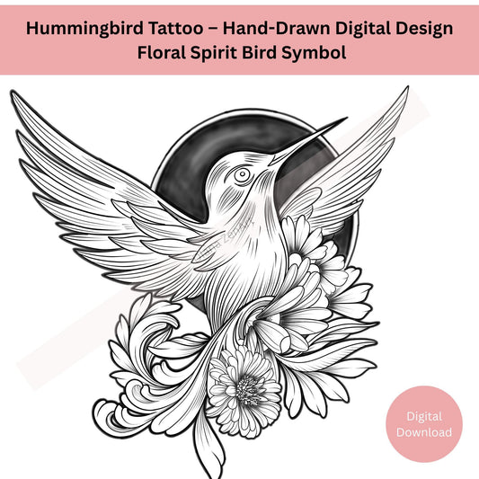 Hummingbird Tattoo Design