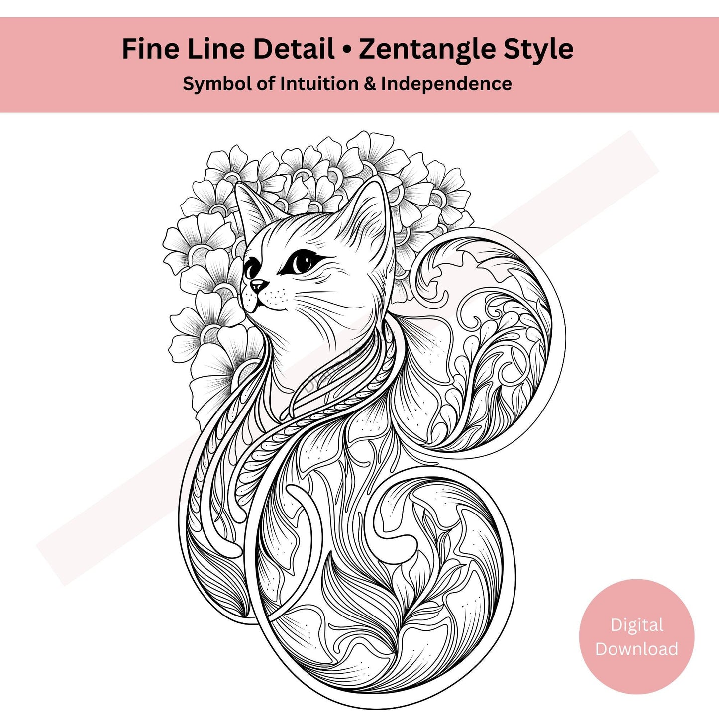 Cat Tattoo Design