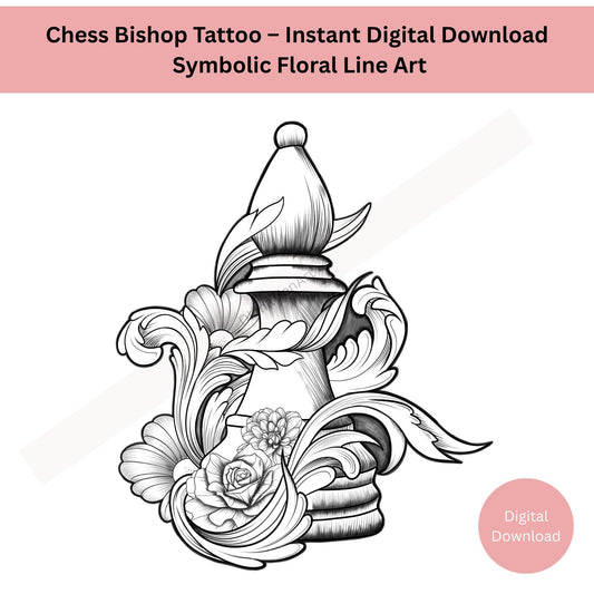 Chess Piece Tattoo – Bishop Design